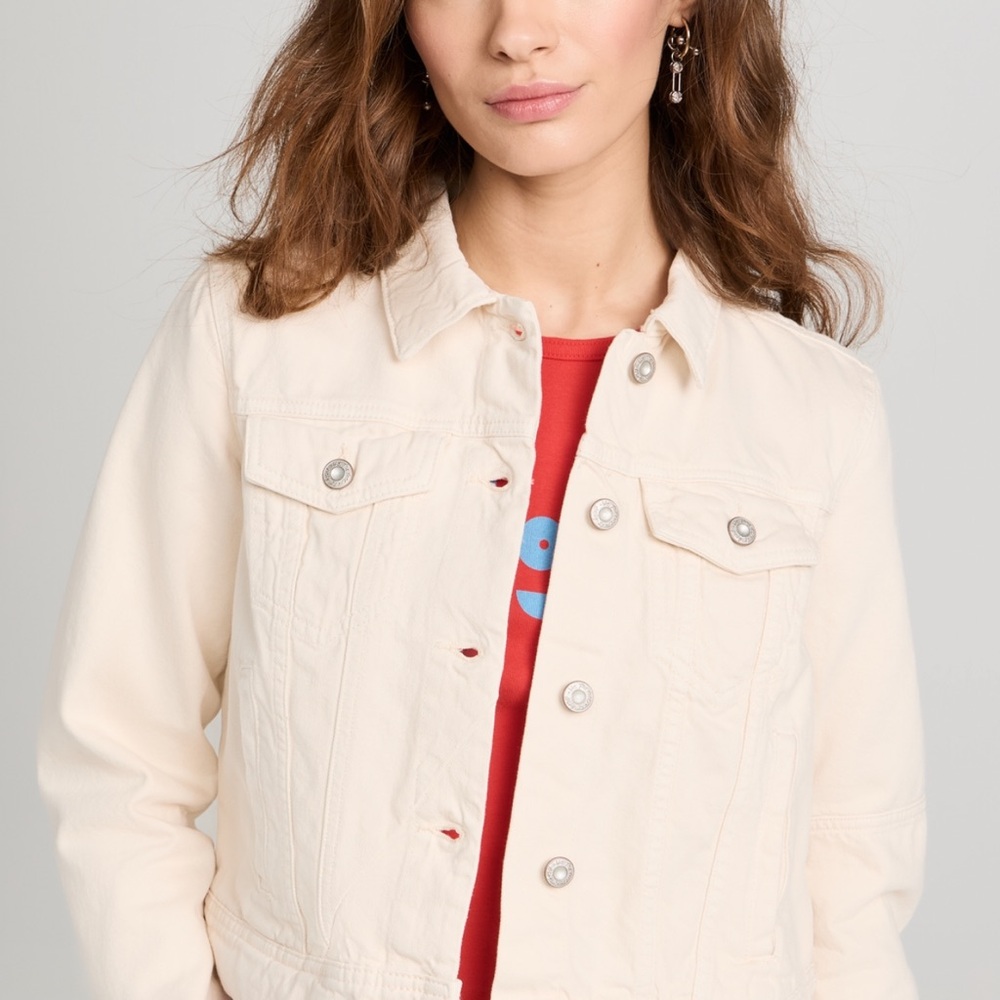 We The Free Cream Jean Jacket Classic Style